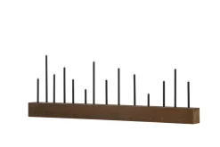 Lysestake og kandelaber til bord Venture Home Kungsberget lysestake Walnut