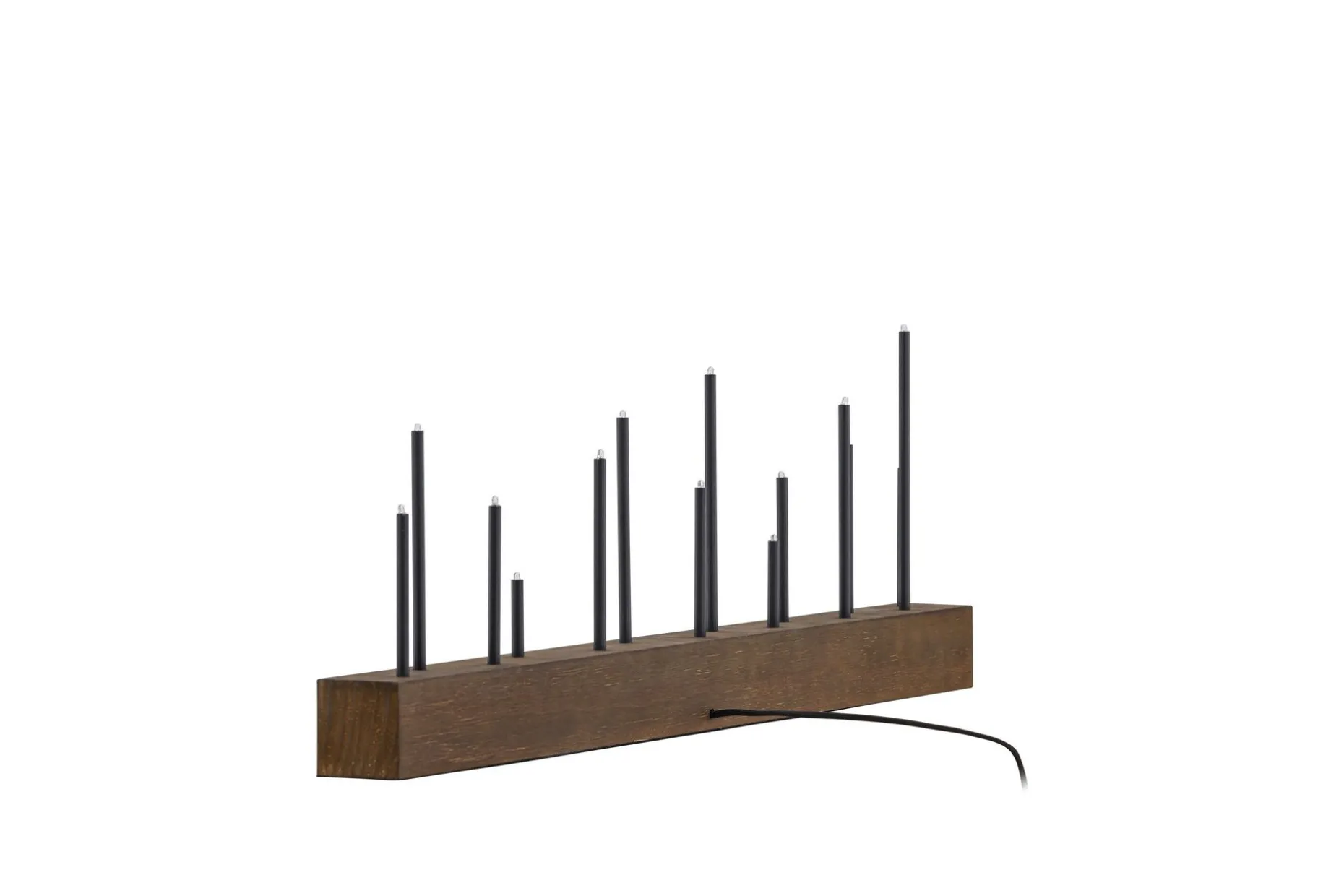 Lysestake og kandelaber til bord Venture Home Kungsberget lysestake Walnut