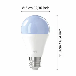 Lyskilde 2xLM-ZIG-RGB/CCT E27 A60 9W Bryter