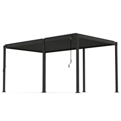 Lysthus HOME4YOU Mirador-80 mørk grå 3x5 m