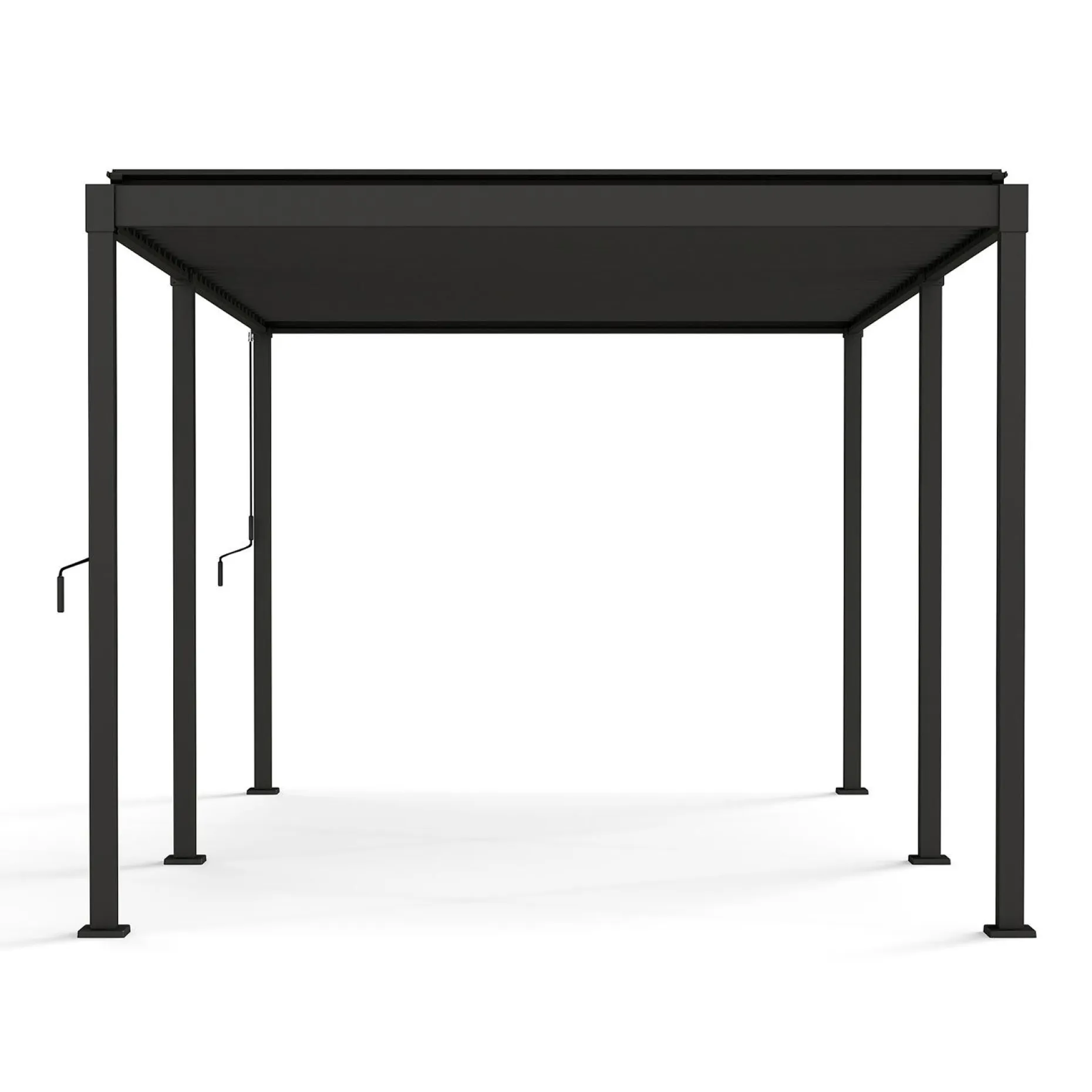 Lysthus HOME4YOU Mirador-80 mørk grå 3x5 m