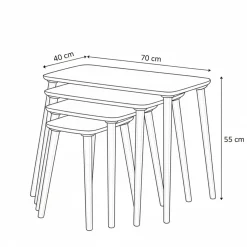 Lyvenn settbord 70 cm