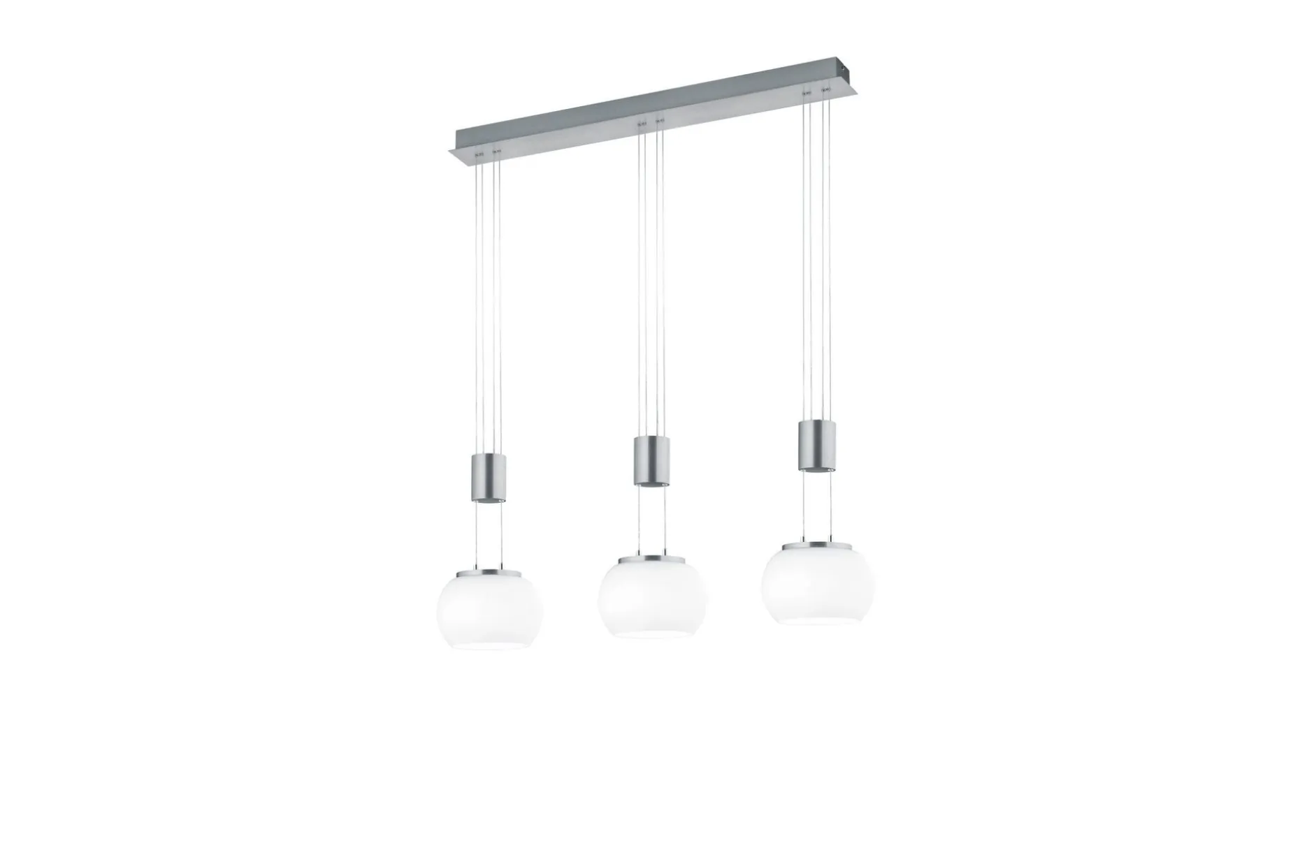 Madison LED-Pendellampe 3-os Børstet Stål