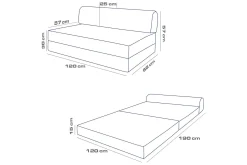 Magaria 2-seters Sovesofa