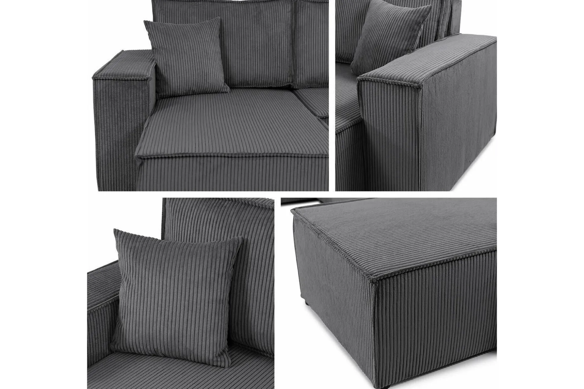 Magston 4-seters Hjørnesovesofa
