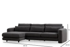 Makhan Sofa med Sjeselong 3-seter