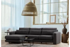 Makhan Sofa med Sjeselong 3-seter