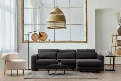 Makhan Sofa med Sjeselong 3-seter