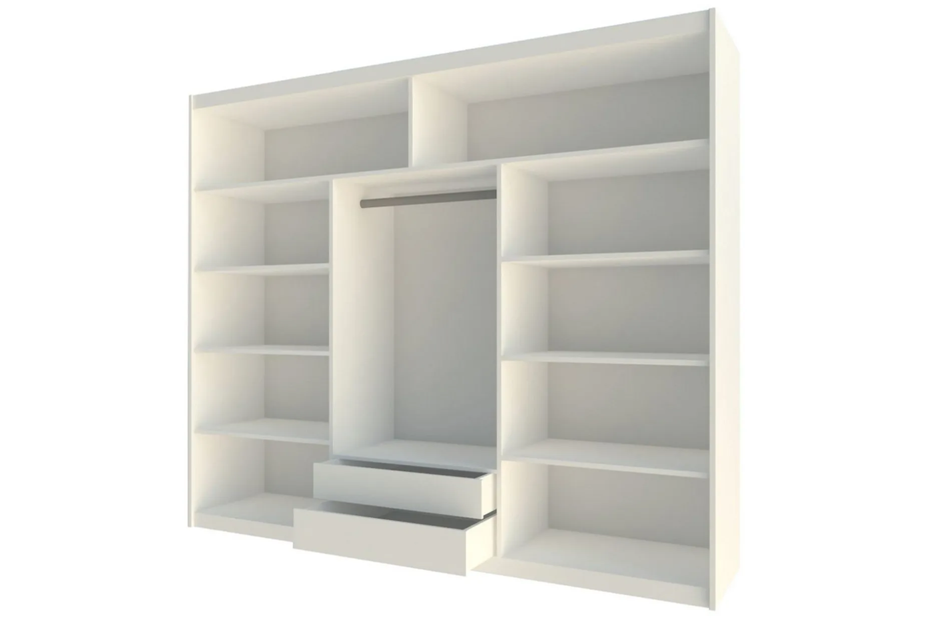 Malibu Garderobe 250x61x215 cm