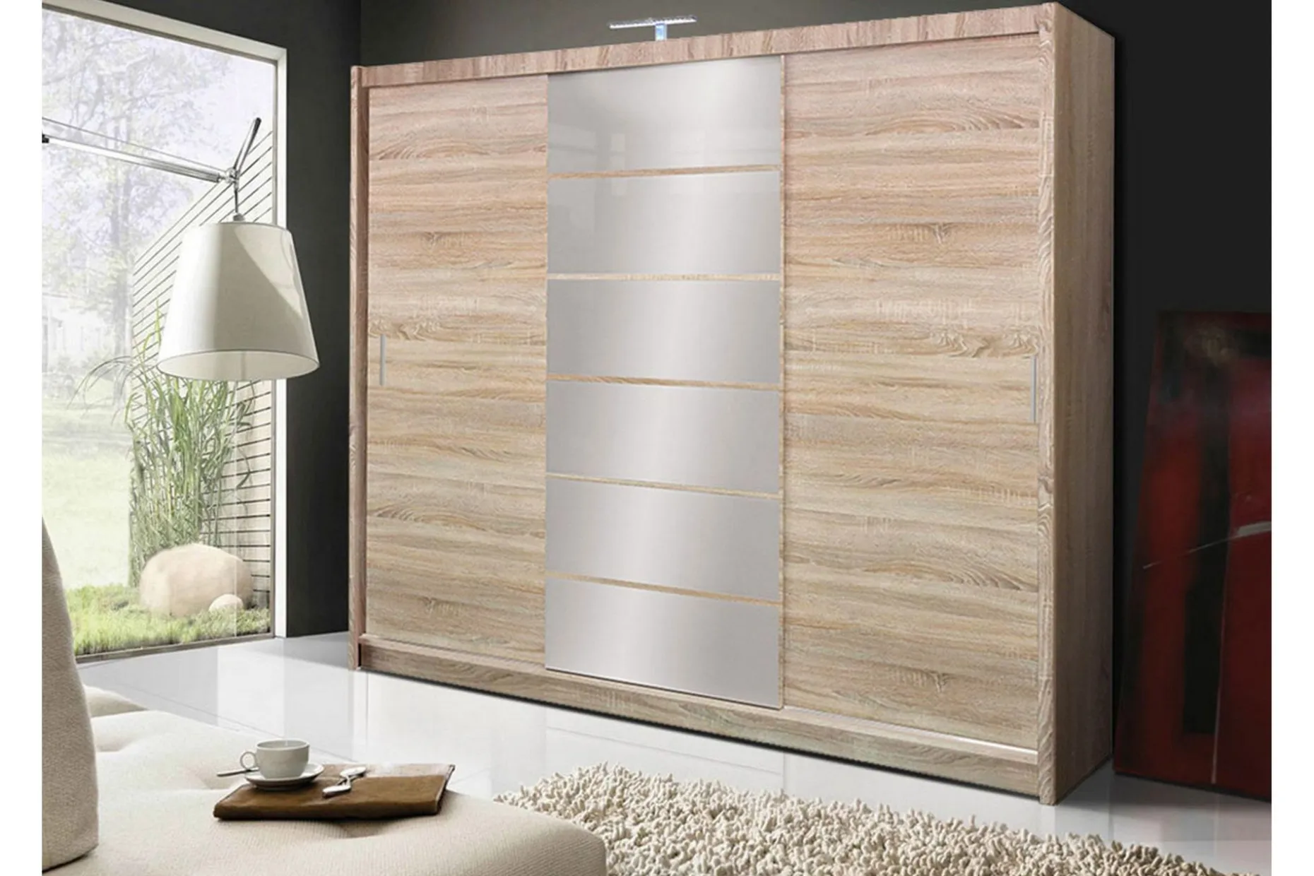 Malibu Garderobe 250x61x215 cm