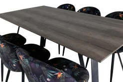 Malvina Spisegruppe 180 cm inkl. 6 Sedavi Stoler
