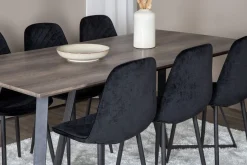 Malvina Spisegruppe 180 cm + 6 stk Ypas Spisestoler