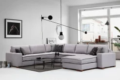 Mamerto Sofa m. Divan 4-seters