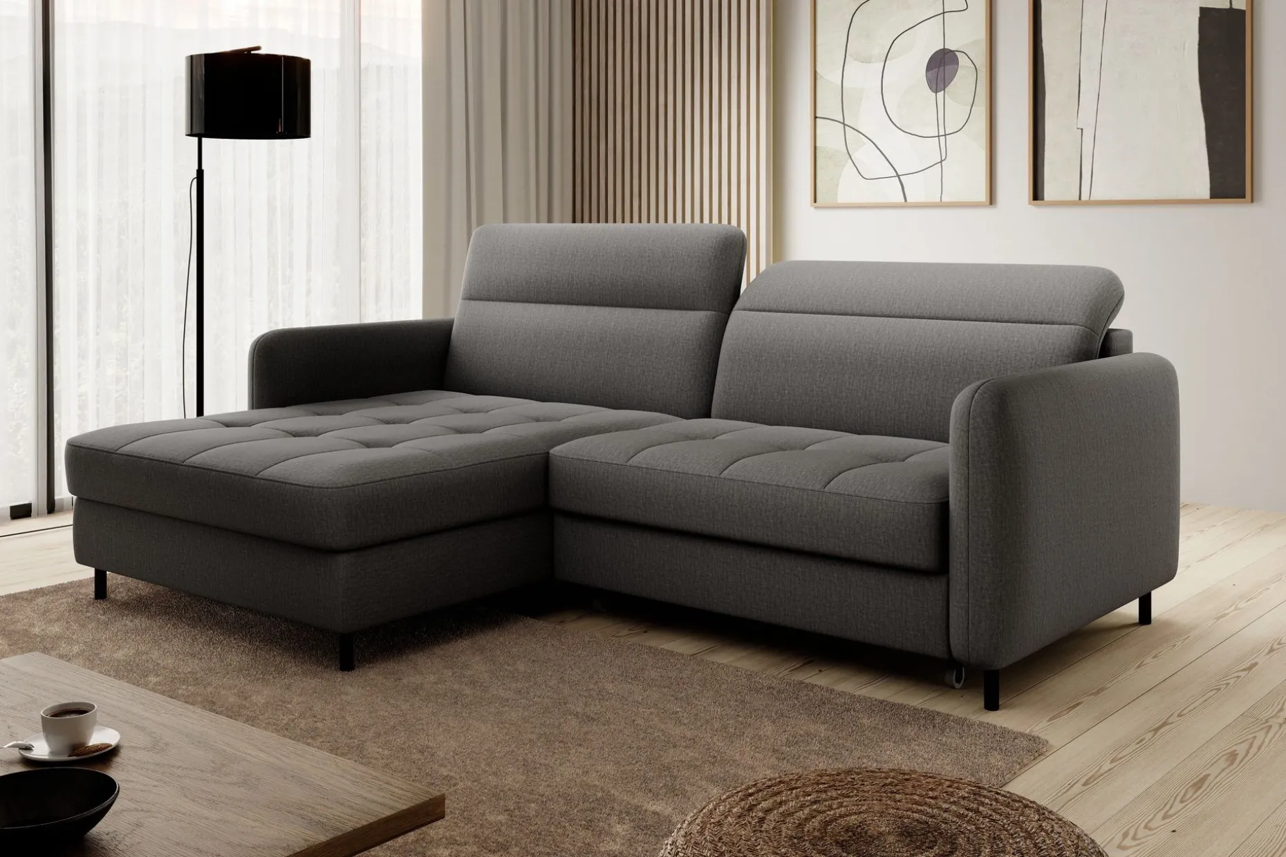 Manoti 3-seters Sovesofa m. Divan med Oppbevaring