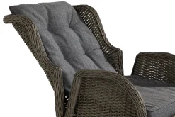 Marcus Cafésett med 2 Reclinerlenestoler m Pute