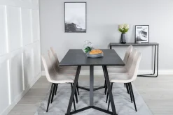 Marina Spisegruppe 180 cm Rektangulær med 6 Polar Stoler