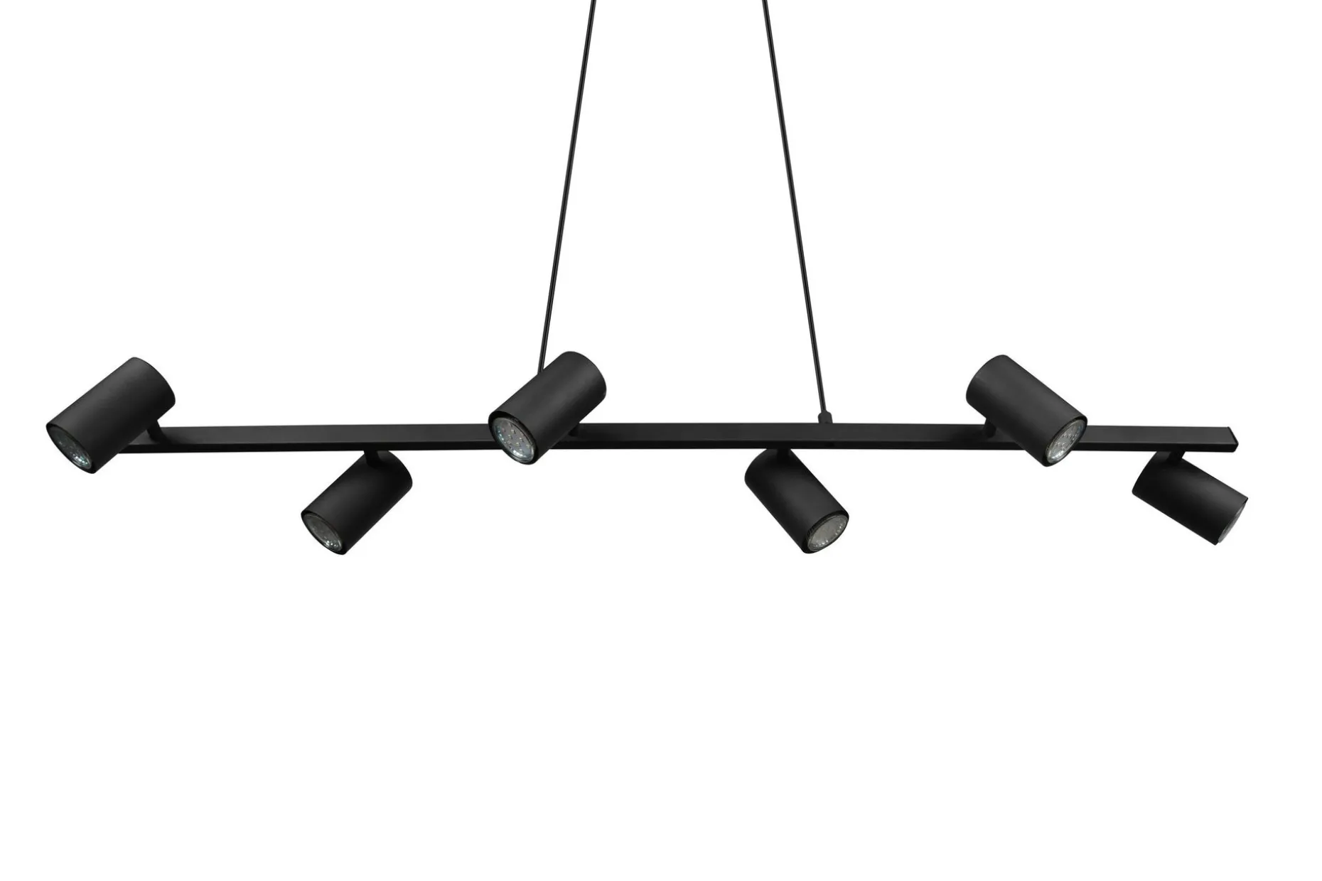 Marley Hengelampe 115 cm 6-deler Mattsvart