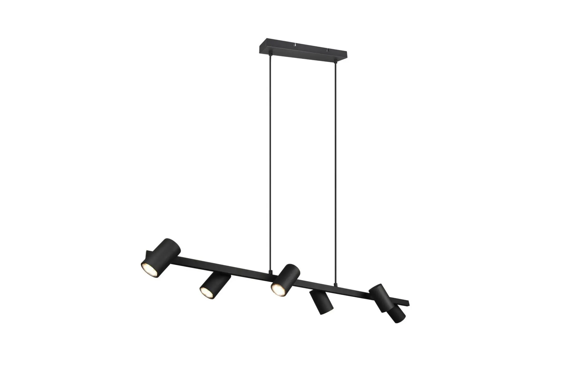 Marley Hengelampe 115 cm 6-deler Mattsvart