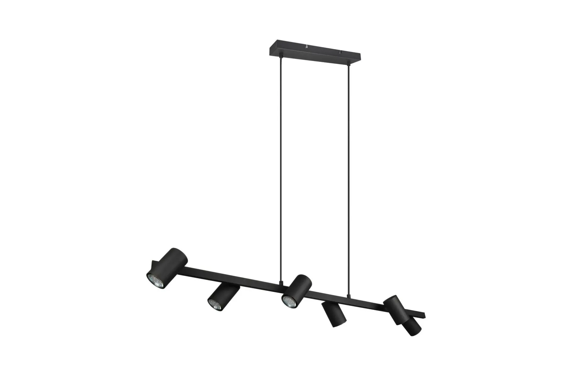 Marley Hengelampe 115 cm 6-deler Mattsvart