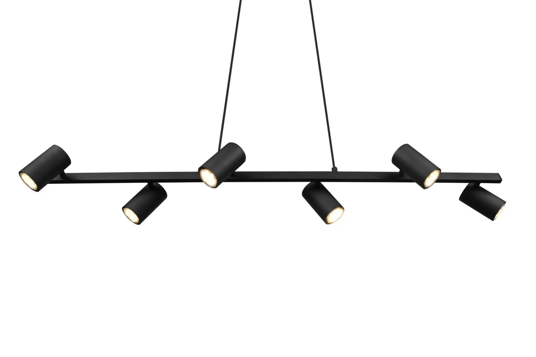 Marley Hengelampe 115 cm 6-deler Mattsvart