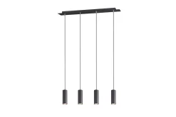 Marley Pendellampe 4xGU10 svart