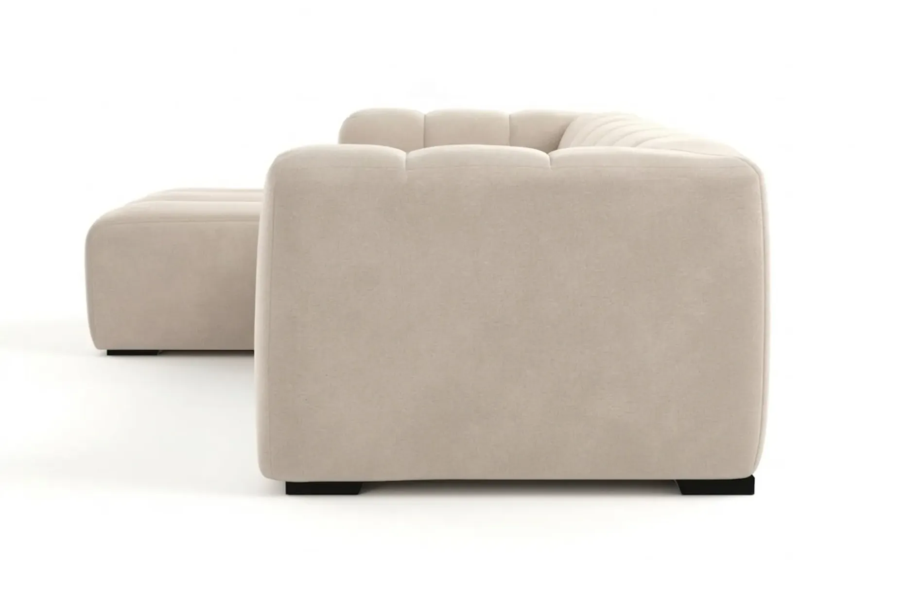 Marlow 3-seters boblete divansofa venstre