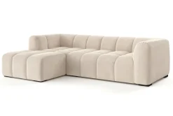Marlow 3-seters boblete divansofa venstre