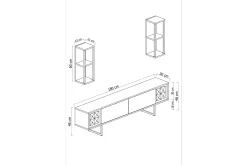 Masatomo TV-benk 180 cm