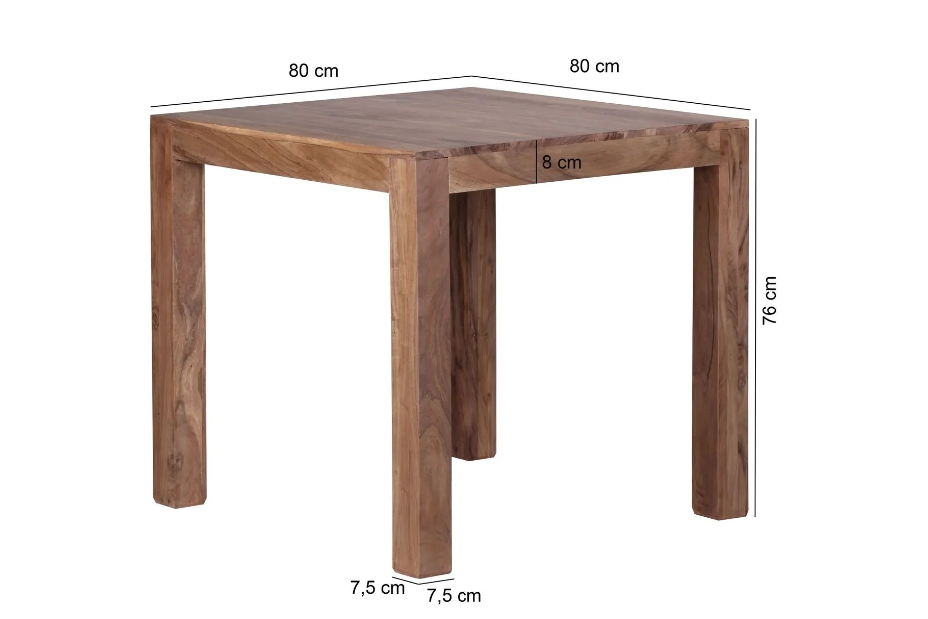 Massie Spisebord 80 cm