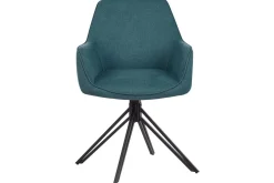 Matsalsstol Beliani Jodar set om 2 Beige-Svart Teal