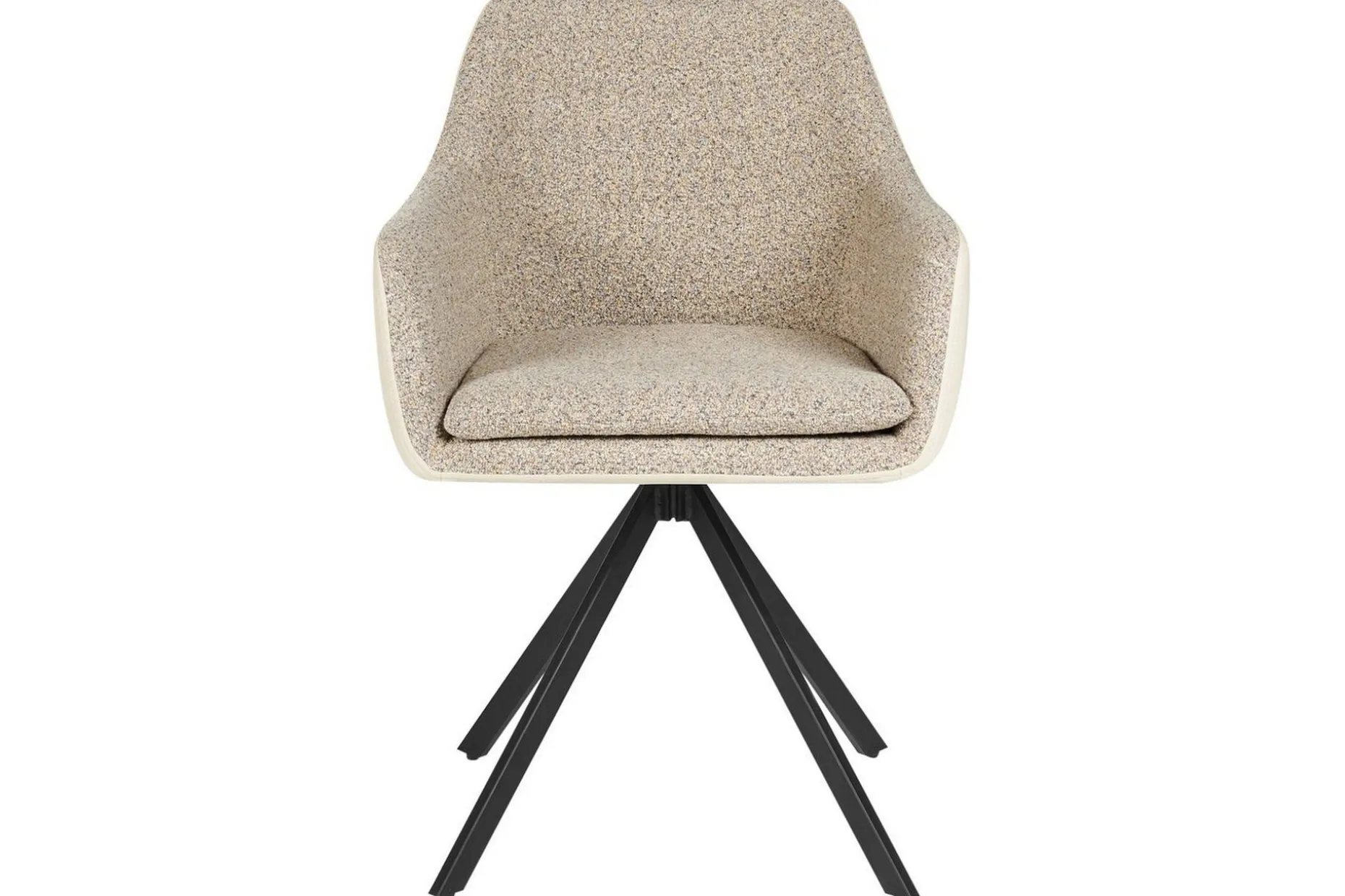 Matsalsstol Beliani Lithia set om 2 Taupe