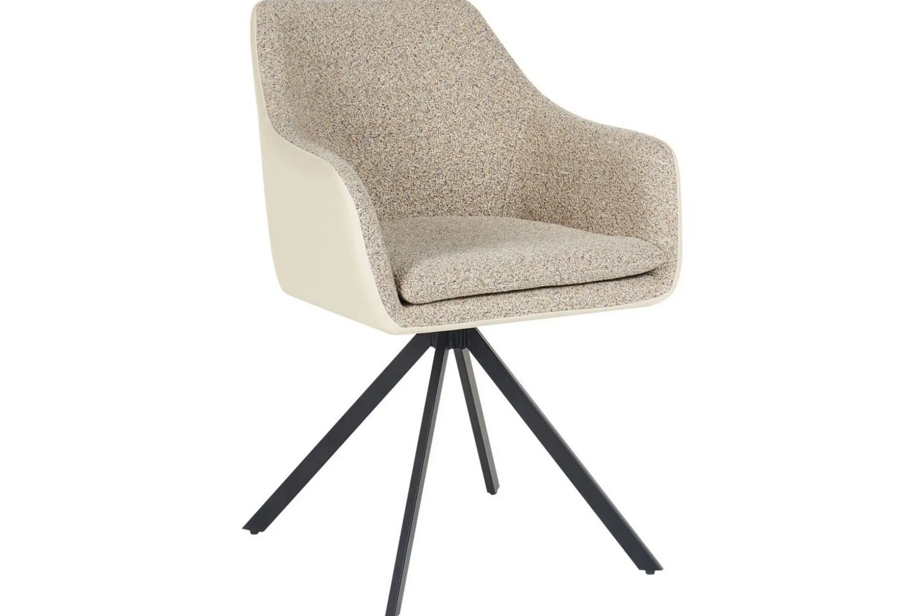 Matsalsstol Beliani Lithia set om 2 Taupe