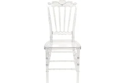 Matsalsstol Beliani Mendon set om 2 Transparent