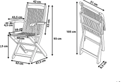 Maui Spisegruppe Med 8 Stoler