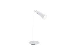 Maxi LED-Bordlampe Oppladbar Matthvit
