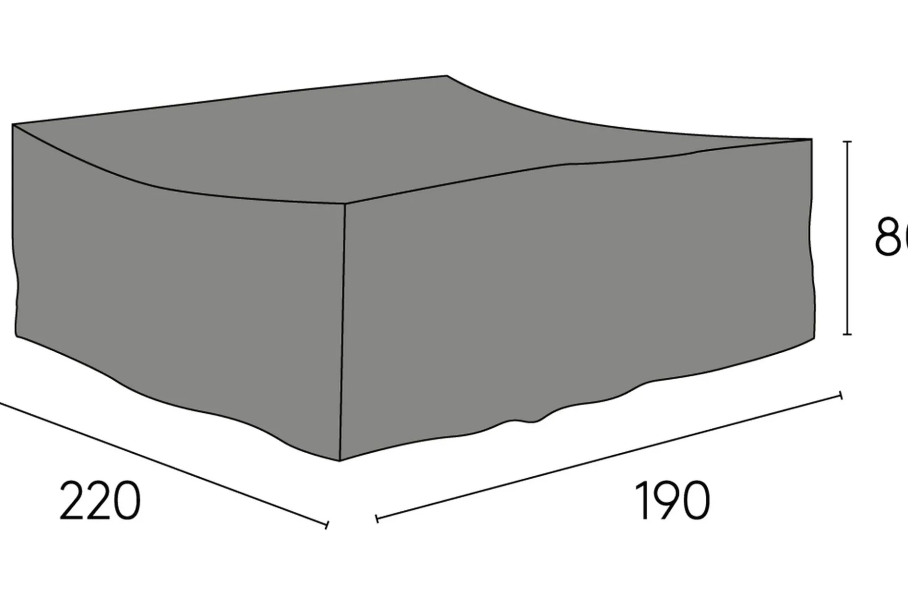 Møbeltrekk 190x220x80 cm