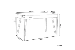 Mcgetrick Spisebord 130x80 cm