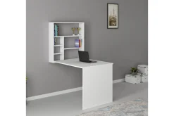 Mcmillan Veggskrivebord 90 cm med Oppbevaringshyller