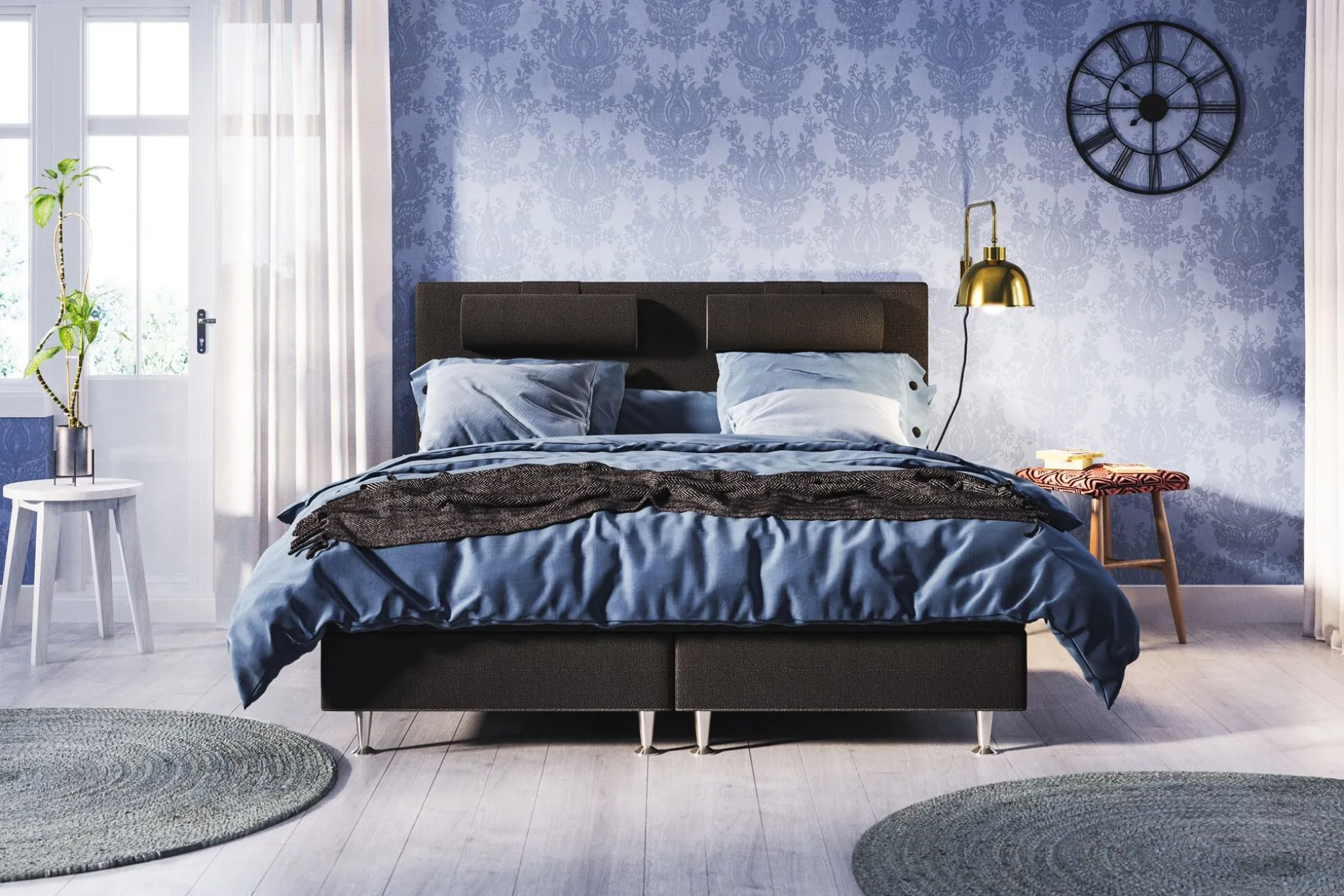 Meja Glatt Sengegavl 180x120