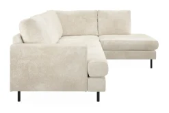 Menard Compact 4-seters Høyrevendt L-formet Sjeselongsofa i Fløyel