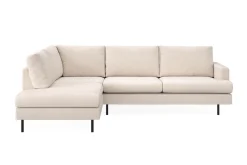Menard Compact 4-seters Venstrevendt L-formet Sjeselongsofa i Stoff