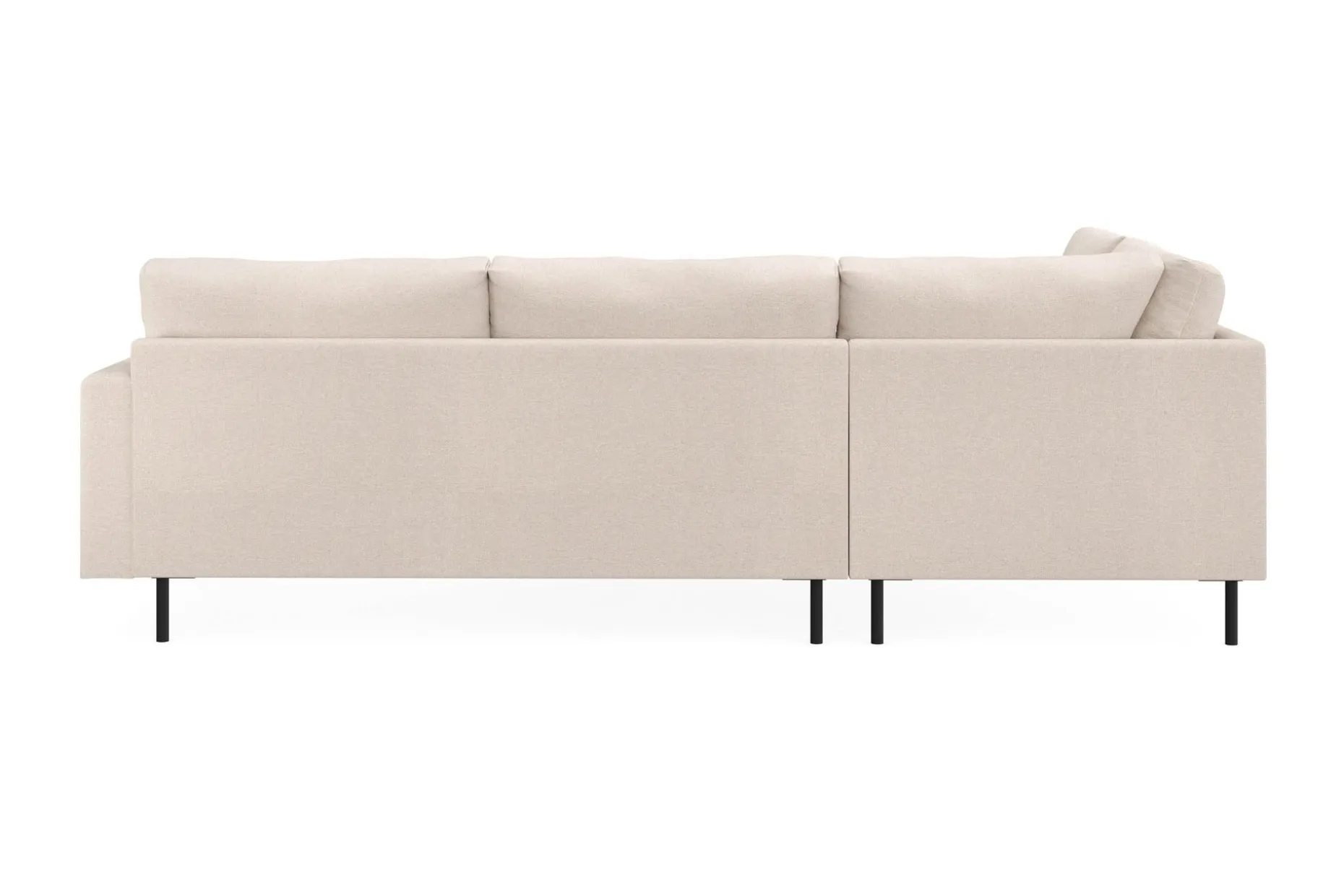 Menard Compact 4-seters Venstrevendt L-formet Sjeselongsofa i Stoff