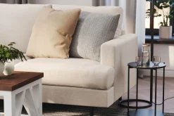 Menard Compact 3-seters Venstrevendt L-formet Divansofa i Stoff