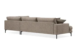 Menard Premium 5-seters høyrevendt L-formet dyp sjeselongsofa i chenille