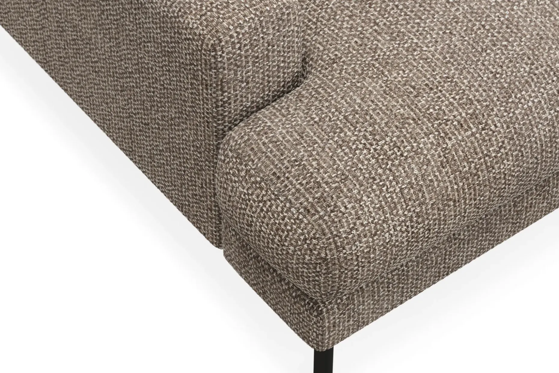 Menard Premium 5-seters høyrevendt L-formet dyp sjeselongsofa i chenille