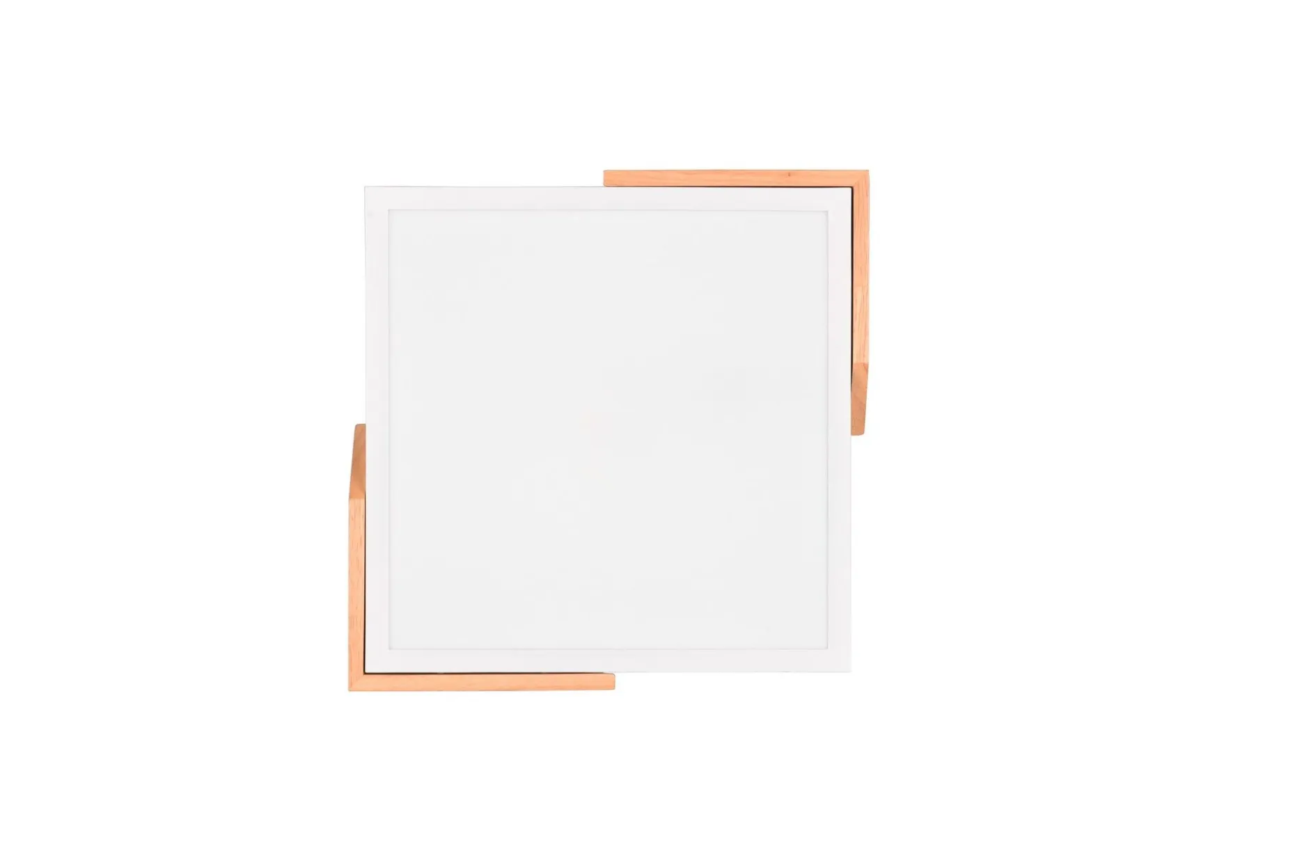Meta LED-Taklampe Matthvit/Tre