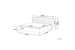 Metz Dobbeltseng 140 | 200 cm