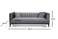 Mezonzo 3-seter Sofa