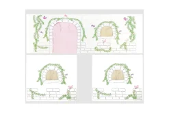 Middelseng med gardin Pino Birdy Hvit, Hvit, Uten sklie, Birdy, Ingen lommer