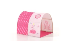 Middelseng med gardin Pino Princess Hvit, Hvit, Uten sklie, Prinsesse, 3
